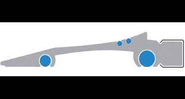 WEDO Snijliniaal, 300 mm, aluminium met stalen rand