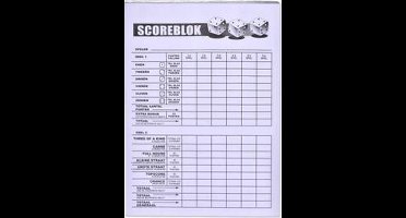 Yahtzee Scoreblok - 10 stuks