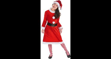 Vegaoo - Kerstvrouw kostuum voor meisjes
