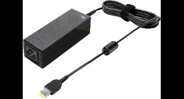 DELTACO-EPZI SMP-100, Voedingsadapter voor Lenovo ThinkPad T450S, 45W, 20V / 2.25A, USB-connector, Zwart