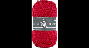Durable Cosy Fine - acryl en katoen garen - Deep red, rood 317 - 5 bollen