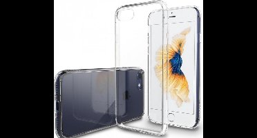 Hoesje geschikt voor Apple iPhone 7 Plus - TPU Case Transparant (Silicone Hoesje)