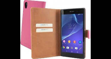 Mobiparts Premium Wallet Case Sony Xperia Z2 Pink