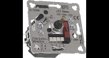 Peha Dimmer Inbouw Led 6-60W Univ 1207 Druk-Wiss Ele