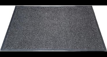 Schoonloopmat Brush Clean 90x150 cm - Deurmat / Entreemat - Grijs