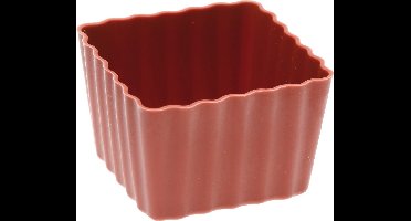 Siliconen Bakvorm - Sambonet - Cupcake vierkant mini - voor 6 stuks