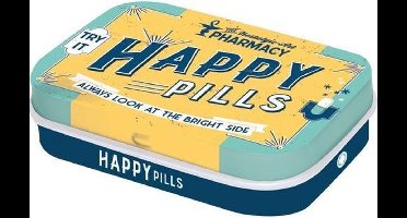 Mint box Happy pills - Nostalgic Art - Pepermuntjes - Mints