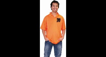 Poloshirt Oranje - Voetbal (maat XXL)