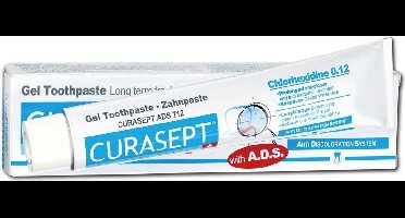 Curasept tandpasta chloorhexedine 0.12% 75 ml  2 tubes