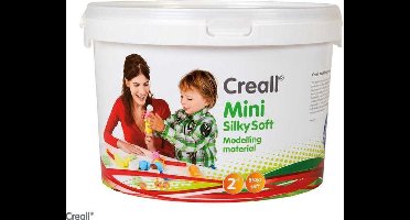 Peuterklei Creall Silky soft ROOD 1350 gram in een emmer