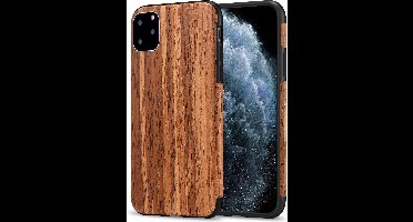 Hoesje geschikt voor iPhone 11 Pro Max - Rood Sandelhout