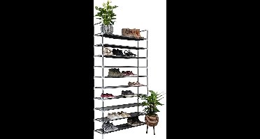 Deluxe Schoenenrek voor 50 paar - Zwart