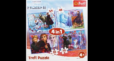 Puzzel Frozen 2 4 in 1: 35/48/54/70 stukjes