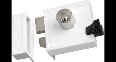 Nemef veiligheidsoplegslot 4154/02 LINKS - Doornmaat 50 mm - SKG** - In zichtverpakking