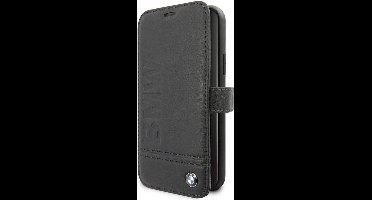 BMW Signature Leather Book Case - Apple iPhone 11 Pro (5.8'') - Zwart