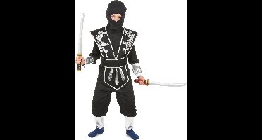 Vegaoo - Zilverkleurige draak ninja pak voor jongens