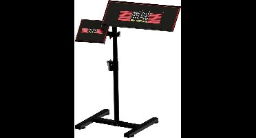 Next Level Racing - Free Standing Keyboard + Mouse Tray - Verstelbaar - Zwart/Rood