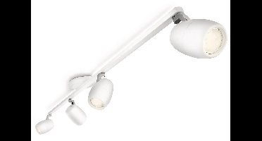 Philips Ecomoods Ease Plafondspots (4-lichts) - Wit