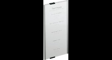 Durable 4804 Naambord - Naambordje - Deurbord- Info Sign - Geanodiseerd aluminium - Metallic zilver- 149 x 297 mm