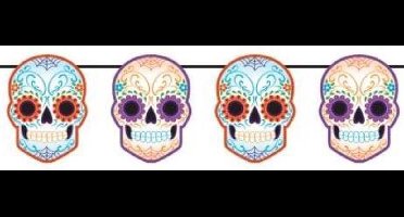"Gekleurd skeletten slinger Dia de los Muertos  - Feestdecoratievoorwerp - One size"