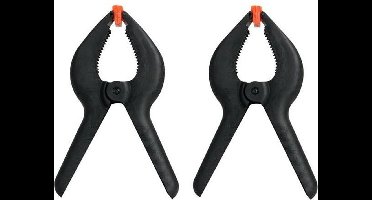 6x 2.5" Nylon lijmklemmen set