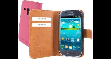 Mobiparts Premium Wallet Case Samsung Galaxy S3 Mini Pink