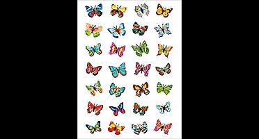 Etiket herma 6819 vlinder glitter folie | 10 stuks