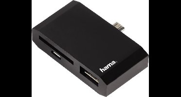 Hama tablet adapter 3in1 met micro USB aansluiting