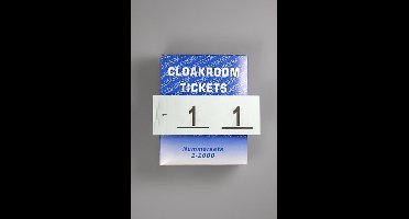 Nummerblokjes 1-1000 42 x 105 mm rose