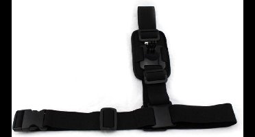 Shop4 - Actioncam Schouderband - Zwart - incl. opbergzakje