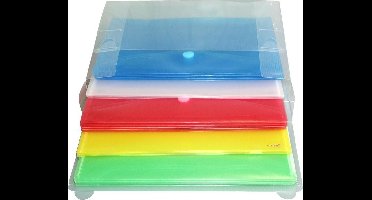 EXXO-HFP #90110 A4 Documentenmap - Landschap model - Klitsluiting - 25 stuks