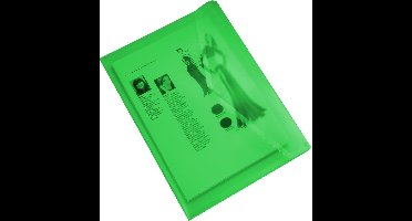 EXXO-HFP #90436 - A5 Documentenmap - Landschap model - Klitsluiting - Groen - 10 stuks (1 pak @ 10 stuks)