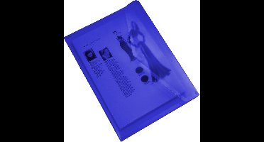 EXXO-HFP #90426 - A5 Documentenmap - Landschap model - Klitsluiting - Blauw - 10 stuks (1 pak @ 10 stuks)