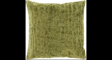 D- Unique Living - Kussen Dovi 45x45cm Moss Green
