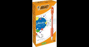 BIC Velocity HB Vulpotloden - Verschillende Kleuren Lichaam - Doos van 12 Stuks - 0.7 mm