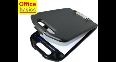 Klembordkoffer Office Basics - A4 - kunststof zwart