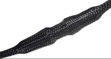 HellermannTyton 170-10600 HEGP06-PET-BK Gevlochten slang Zwart Polyester 4 tot 11 mm 100 m