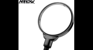 Arrow Fietsspiegel - Verstelbaar - Stuurbevestiging 22.2mm - Zwart