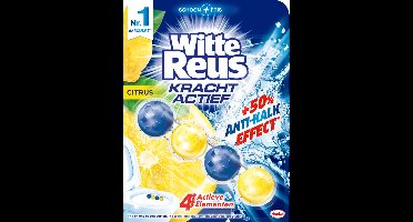 Witte Reus Toiletblok Kracht Actief Citrus