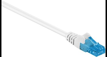 U/UTP CAT6a 10 Gigabit netwerkkabel / wit - LSZH - 10 meter