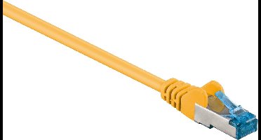 Goobay - S/FTP netwerkkabel CAT6a - Geel - 15 meter