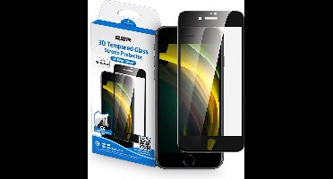 ESR Edge to Edge iPhone SE 2022 / 2020 screenprotector Zwart