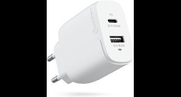 Alogic 2x32 Rapid Power 32.0W GaN Charger - Wit