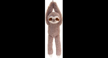 Keel Toys Pluche knuffel luiaard - 50 cm - dieren - Knuffelbeesten speelgoed