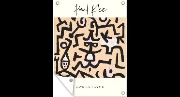 Tuin decoratie Kunst - Paul Klee - Comedians handbill - 30x40 cm - Tuindoek