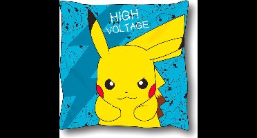 Pokémon kussen - High Voltage - Pikachu - Slaapkamer - Kinderkamer - 40 x 40 x 10cm