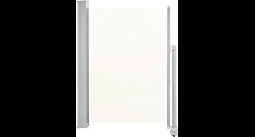 vidaXL - Tuinscherm - uittrekbaar - 100x300 - cm - crèmekleurig