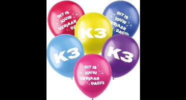 Folat - K3 - Ballonnen 23cm (6 stuks)