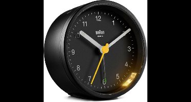 Braun BC12B - Wekker - Analoog - Stil uurwerk - Zwart