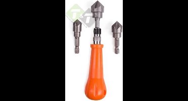 Verzinktboorset - Handboor - Boor set - 3 delig - Benson